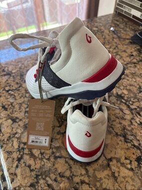 OluKai women White and Red and blue Athletic Sneakers
